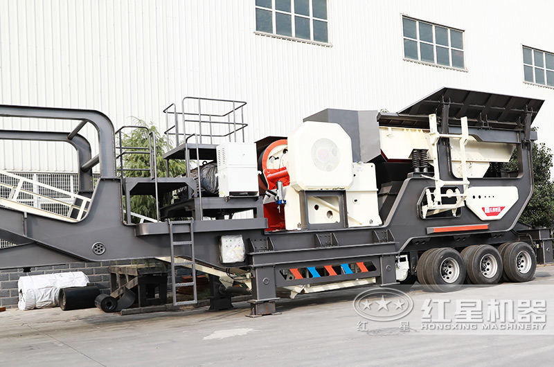 鄂破移動破碎機破碎比大，進料粒度≤500mm