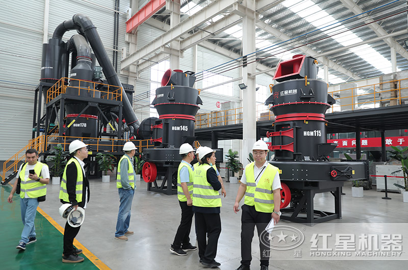 客戶來廠考察雷蒙磨粉機設(shè)備 客戶來廠考察雷蒙磨粉機設(shè)備