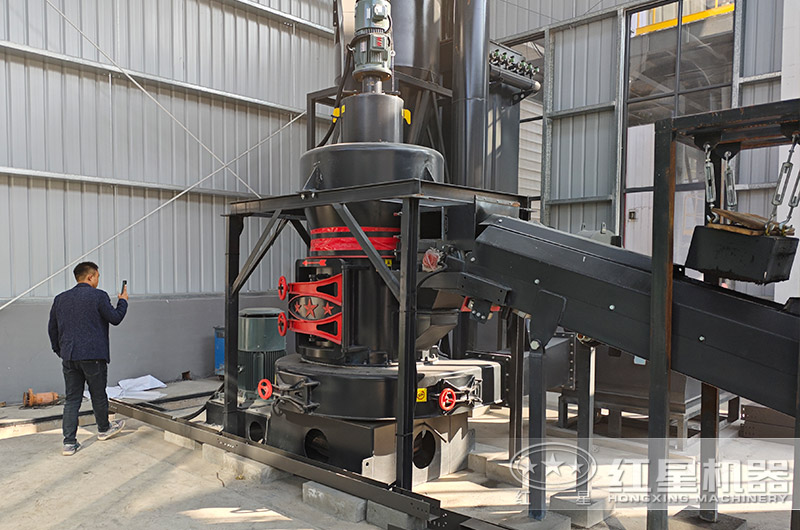 200目石料磨粉加工客戶現場